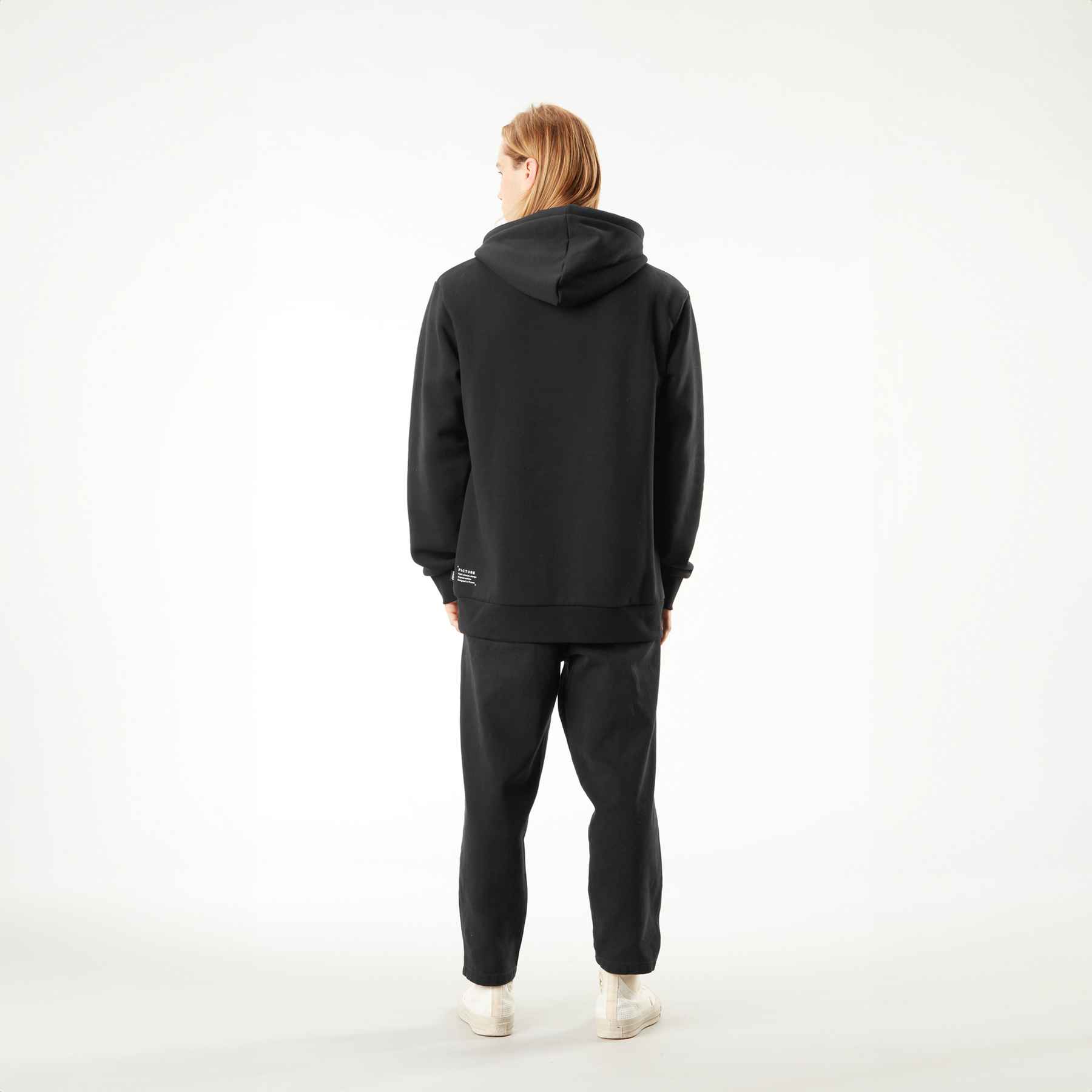 BASEMENT FLOCK HOODIE __color:Black#15