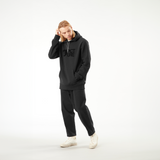 BASEMENT FLOCK HOODIE __color:Black#16