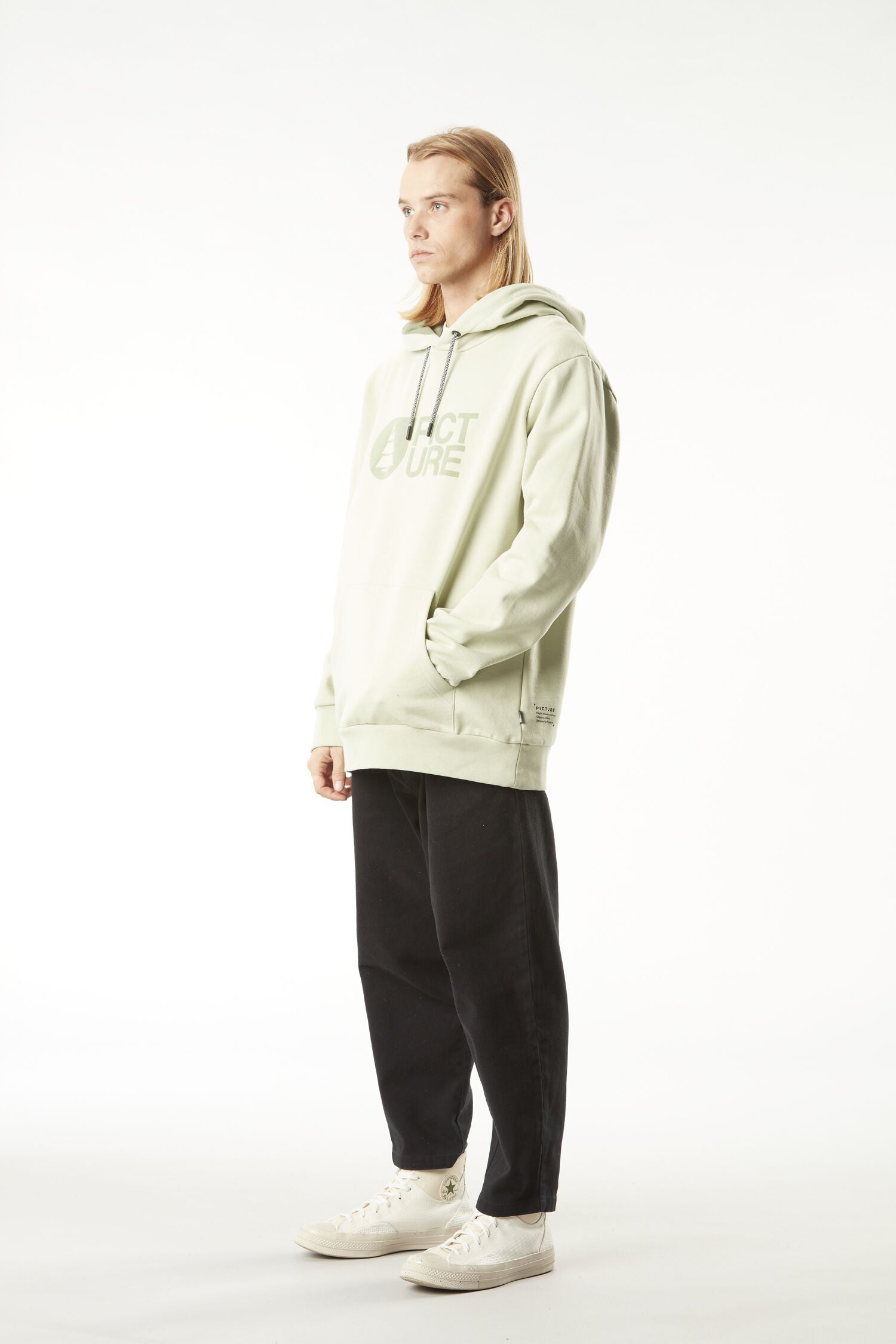 BASEMENT FLOCK HOODIE __color:Desert_Sage#30