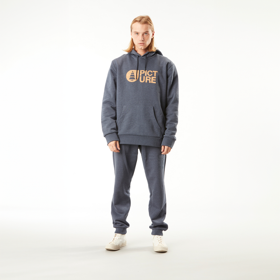 BASEMENT CORK HOODIE __color:Dark_Blue_Melange#20