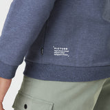 BASEMENT CORK HOODIE __color:Dark_Blue_Melange#25