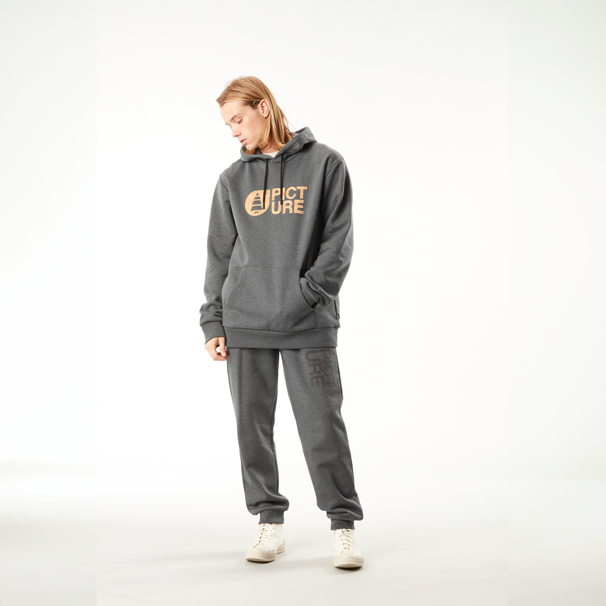 BASEMENT CORK HOODIE __color:Dark_Grey_Melange#29