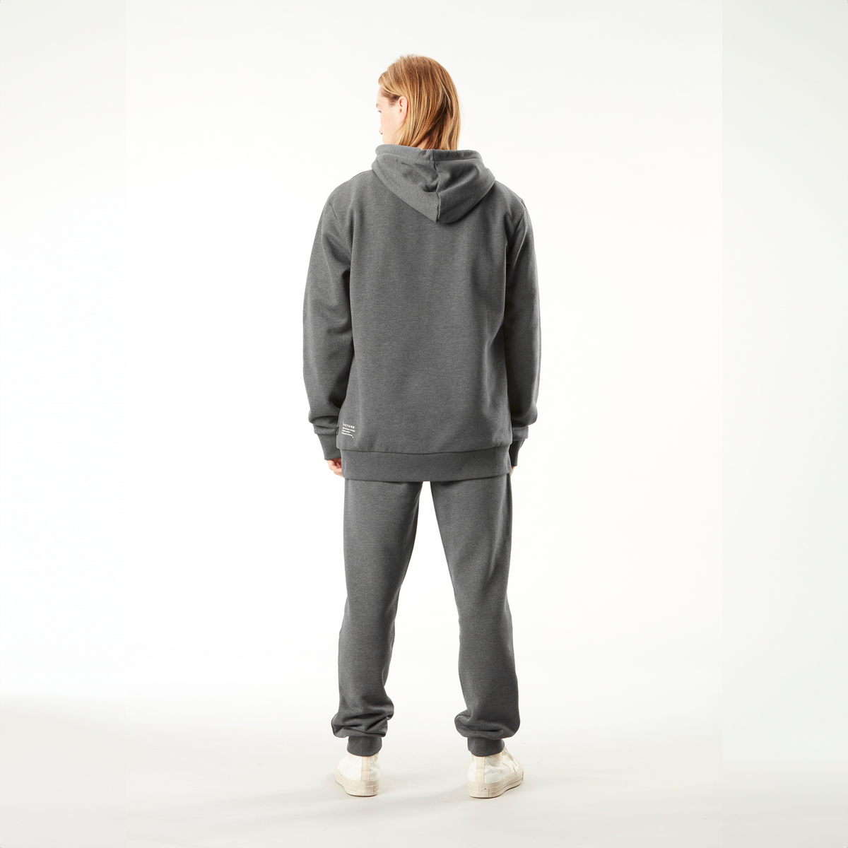 BASEMENT CORK HOODIE __color:Dark_Grey_Melange#30