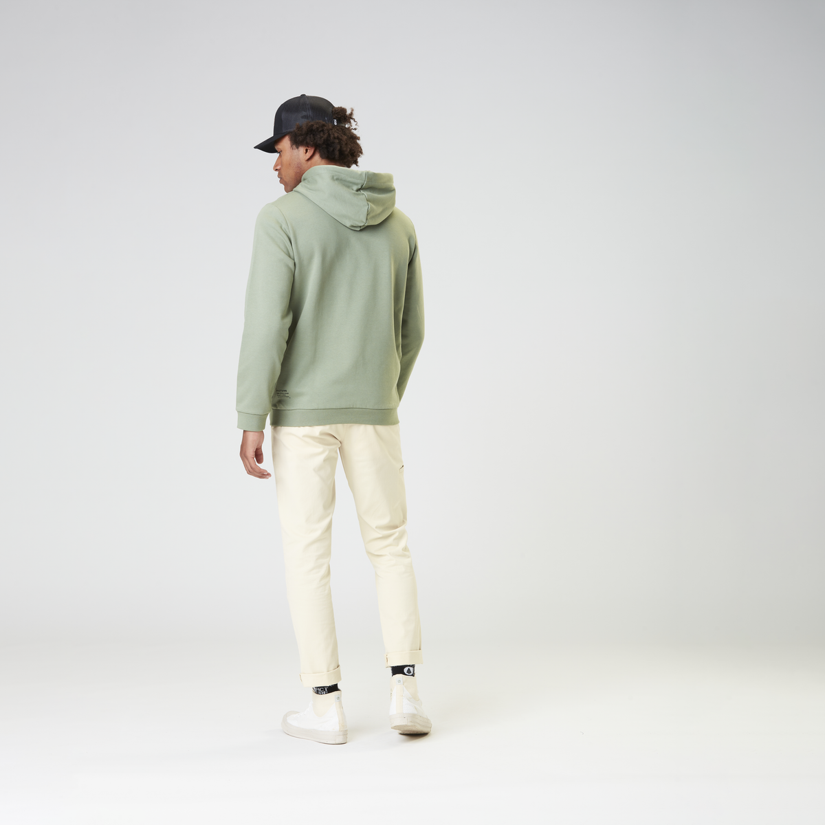 BASEMENT CORK HOODIE __color:Green_Spray#37