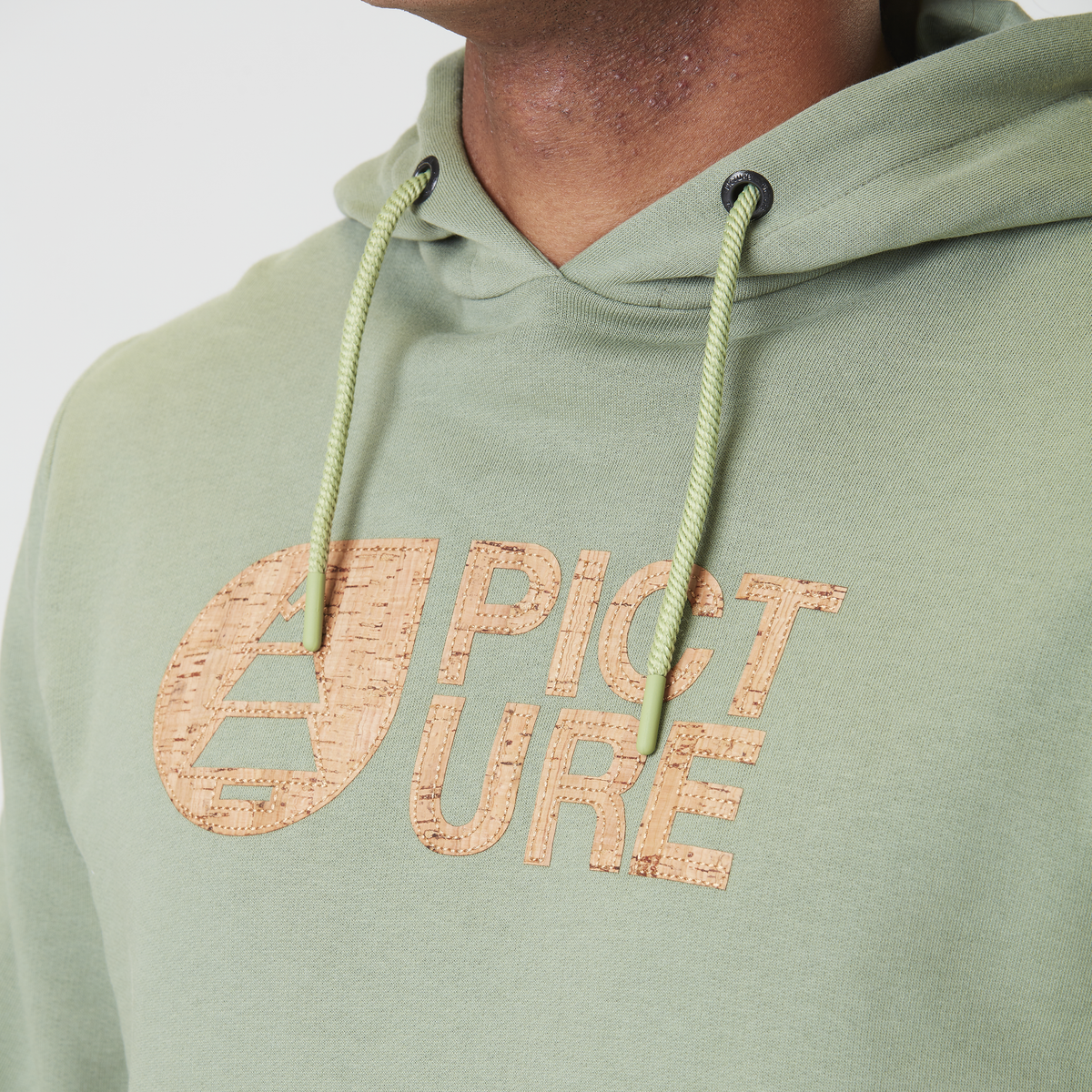 BASEMENT CORK HOODIE __color:Green_Spray#40
