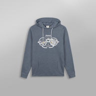 D&S GLASSES HOODIE __color:Dark_Blue_Melange#6