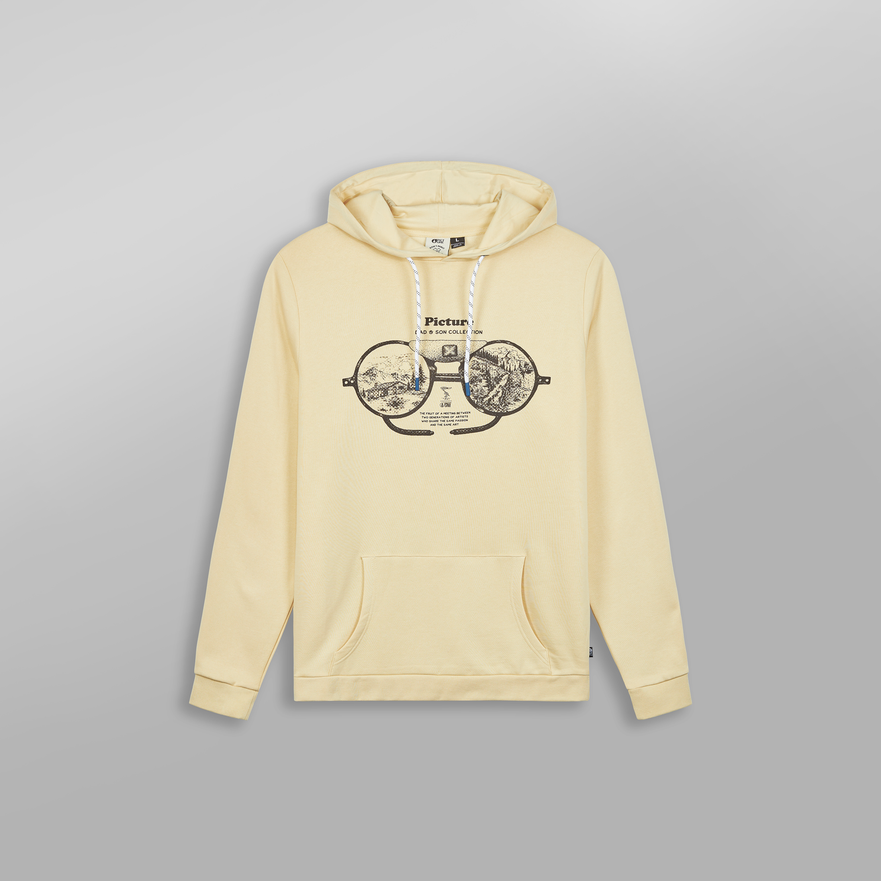 D&S GLASSES HOODIE __color:Wood_Ash#14
