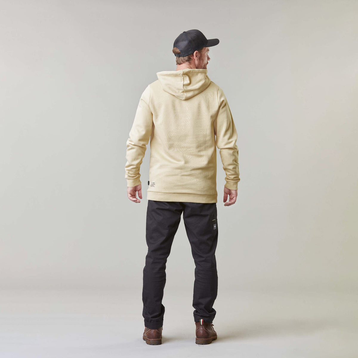 D&S GLASSES HOODIE __color:Wood_Ash#10