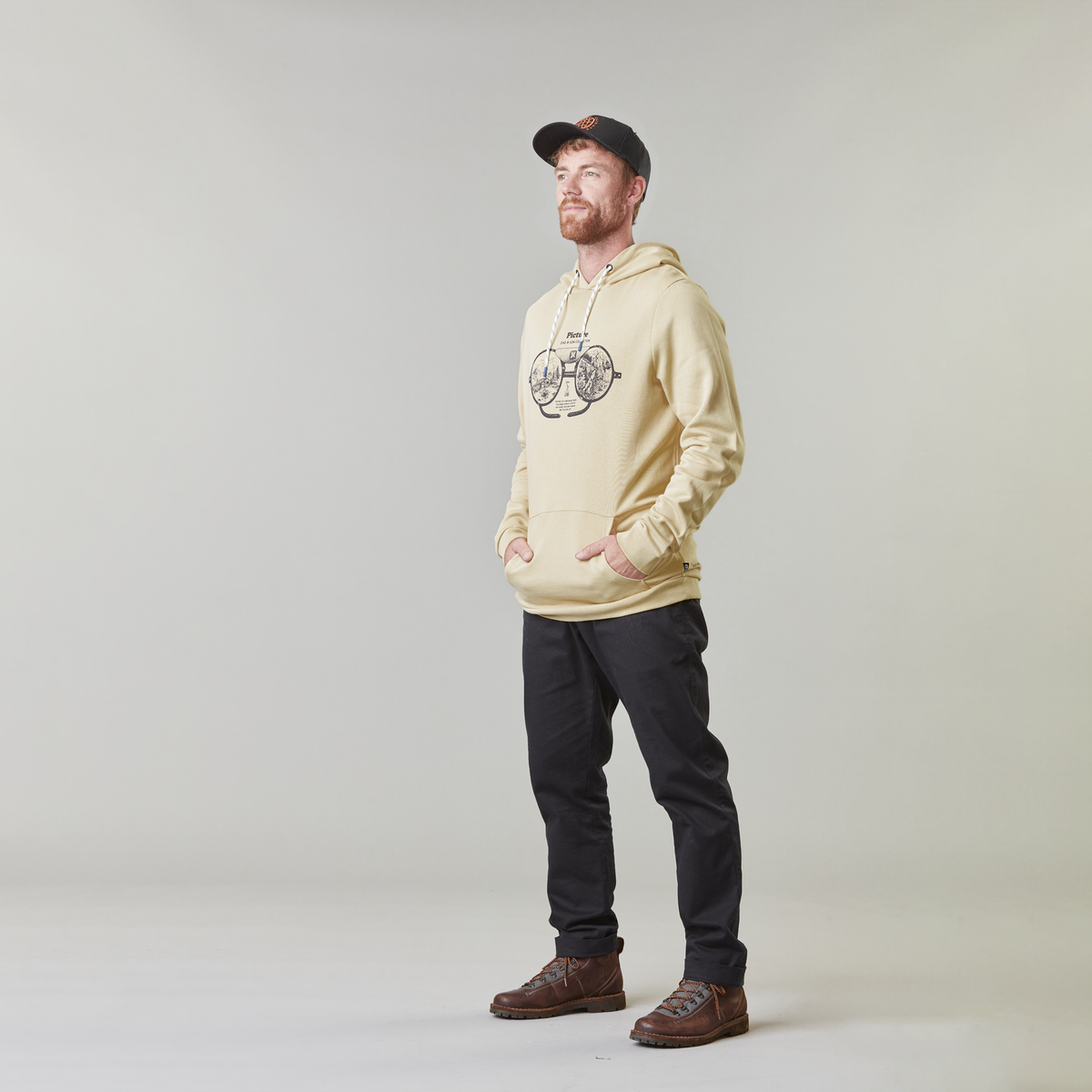 D&S GLASSES HOODIE __color:Wood_Ash#11