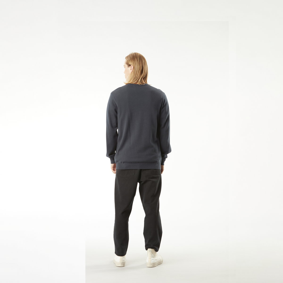 LYROK KNIT SWEATER __color:Dark_Blue#16
