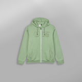 BASEMENT ZIP HOODIE __color:Green_Spray#15