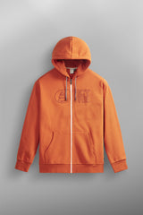 BASEMENT ZIP HOODIE __color:Red_Clay#22