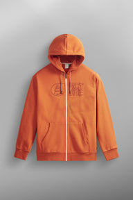 BASEMENT ZIP HOODIE __color:Red_Clay#22