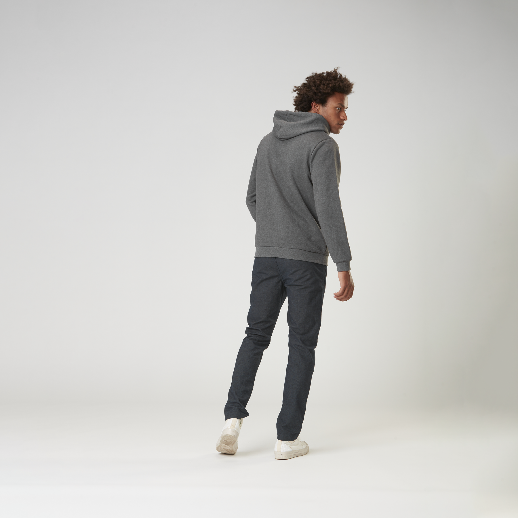 BASEMENT ZIP HOODIE __color:Dark_Grey_Melange#1