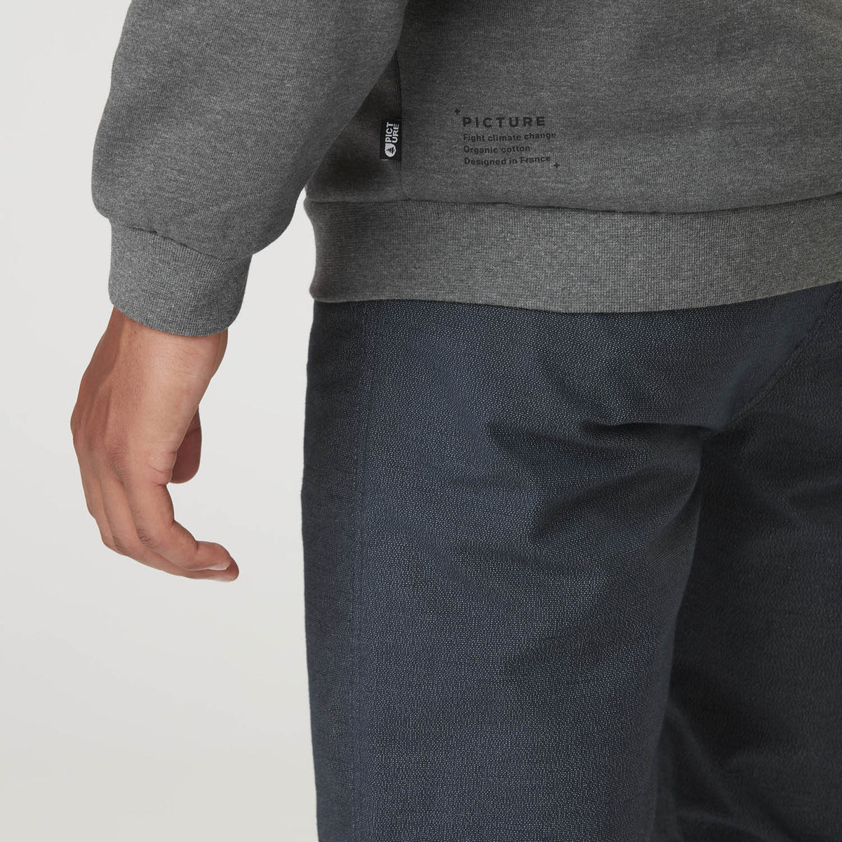 BASEMENT ZIP HOODIE __color:Dark_Grey_Melange#4