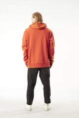 BASEMENT ZIP HOODIE __color:Red_Clay#19