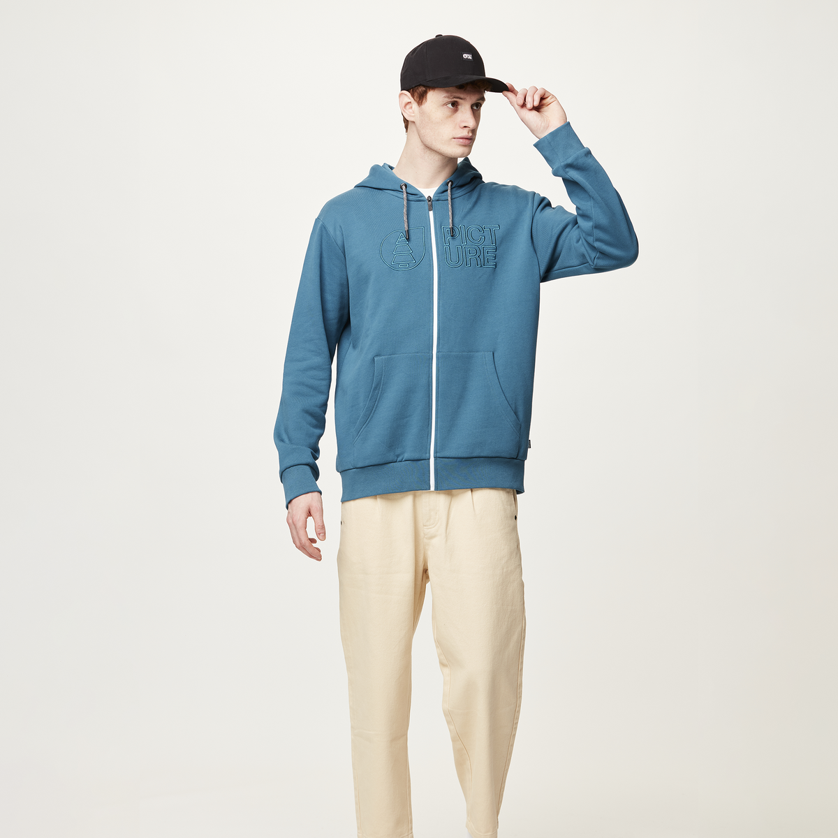 BASEMENT ZIP HOODIE __color:Roc_Blue#24