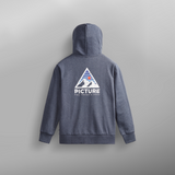 HAMELTON ZIP HOODIE __color:Dark_Blue_Melange#16