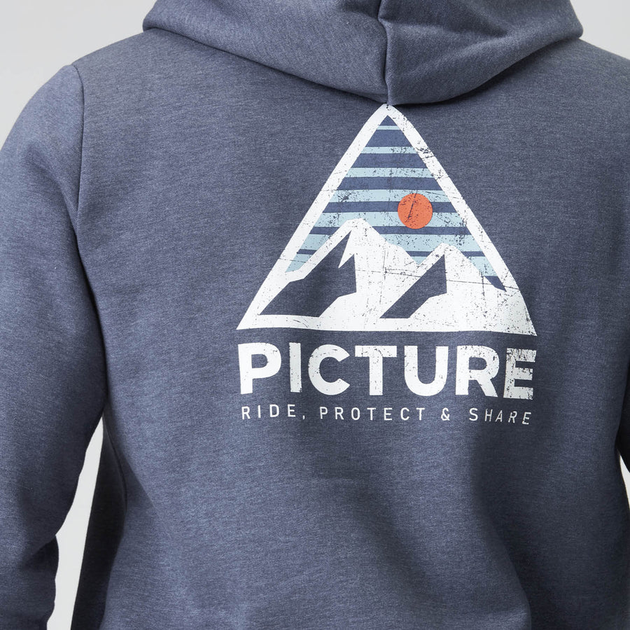 HAMELTON ZIP HOODIE __color:Dark_Blue_Melange#12