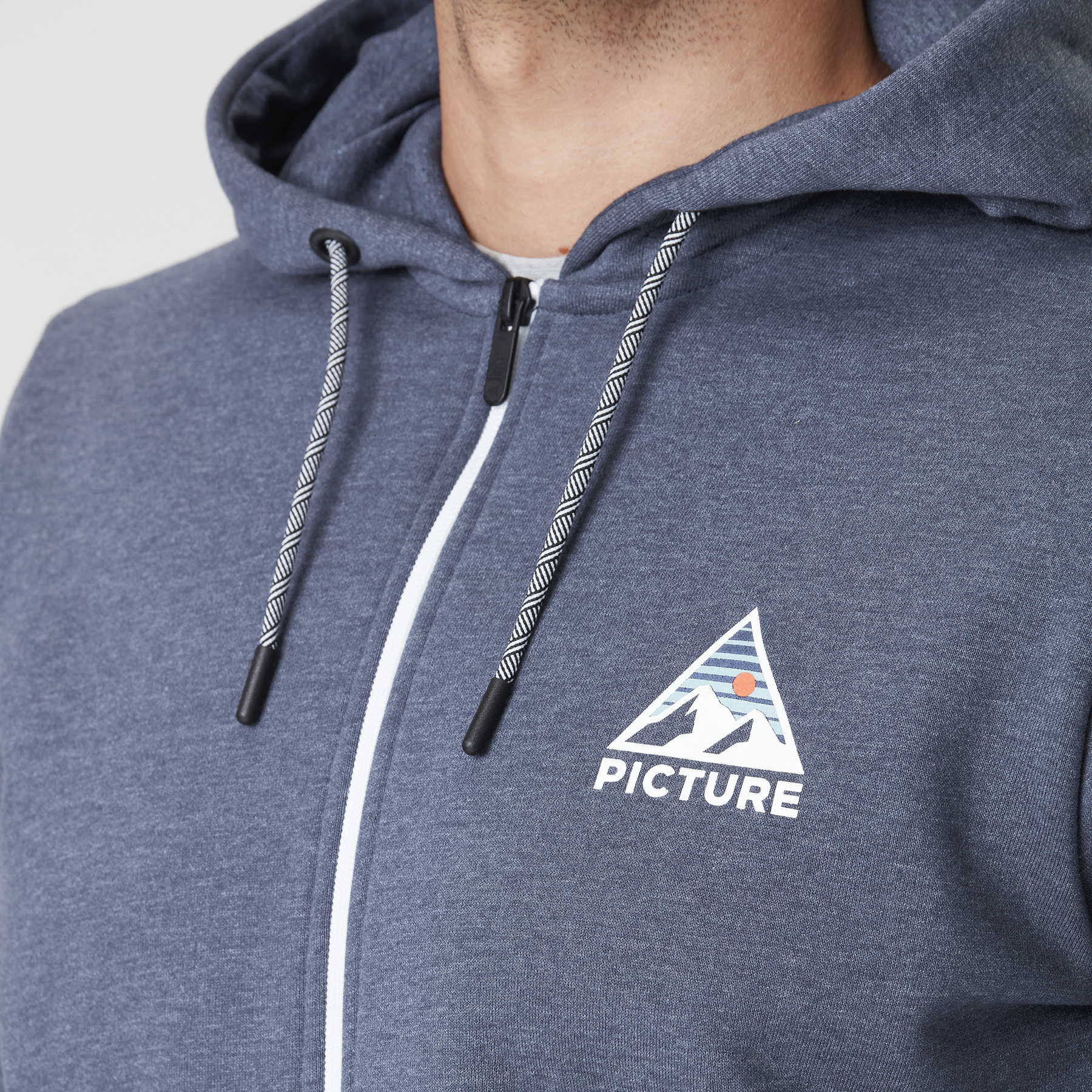 HAMELTON ZIP HOODIE __color:Dark_Blue_Melange#13