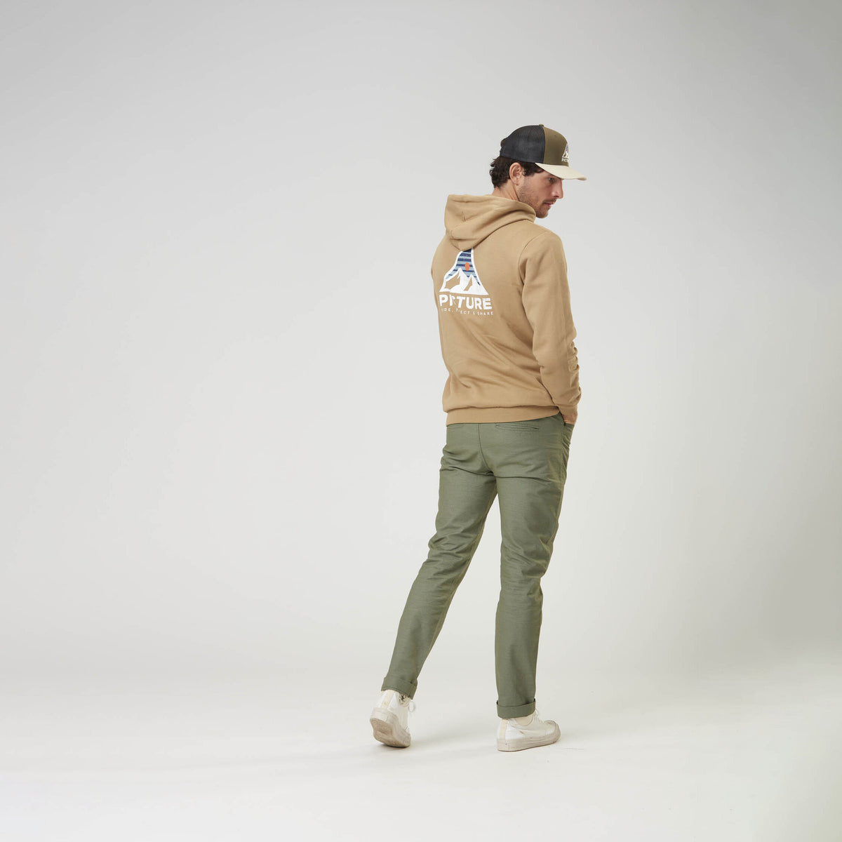 HAMELTON ZIP HOODIE __color:Dark_Stone#19