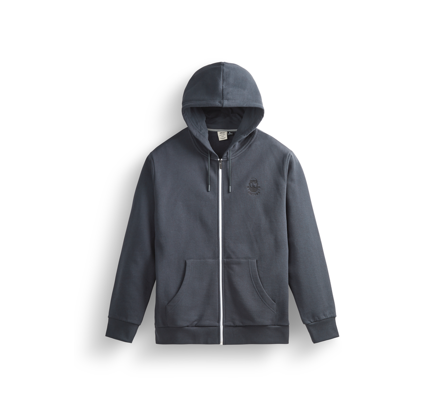 CHEWKO ZIP HOODIE __color:Dark_Blue#21