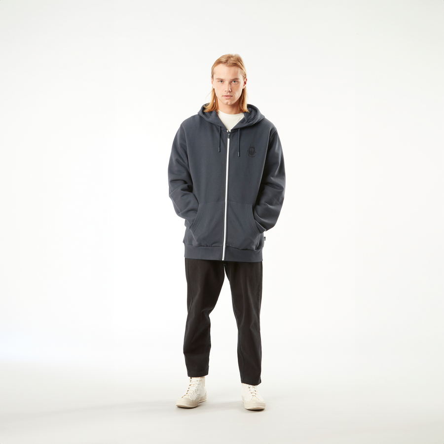 CHEWKO ZIP HOODIE __color:Dark_Blue#17