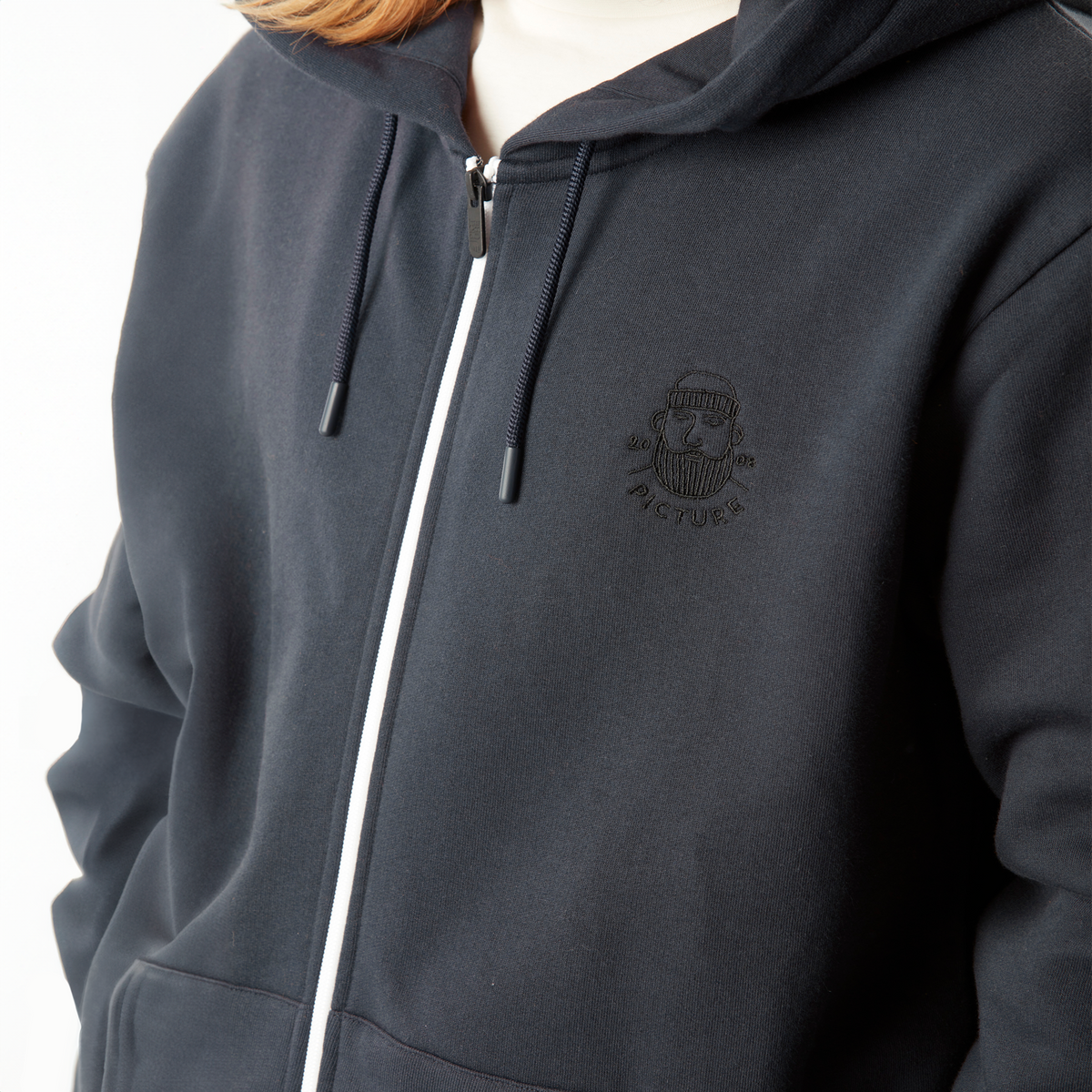 CHEWKO ZIP HOODIE __color:Dark_Blue#20