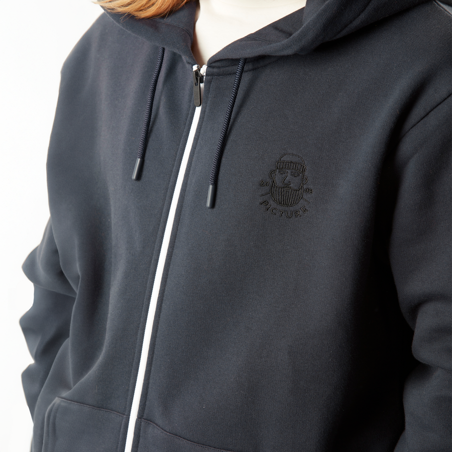 CHEWKO ZIP HOODIE __color:Dark_Blue#20