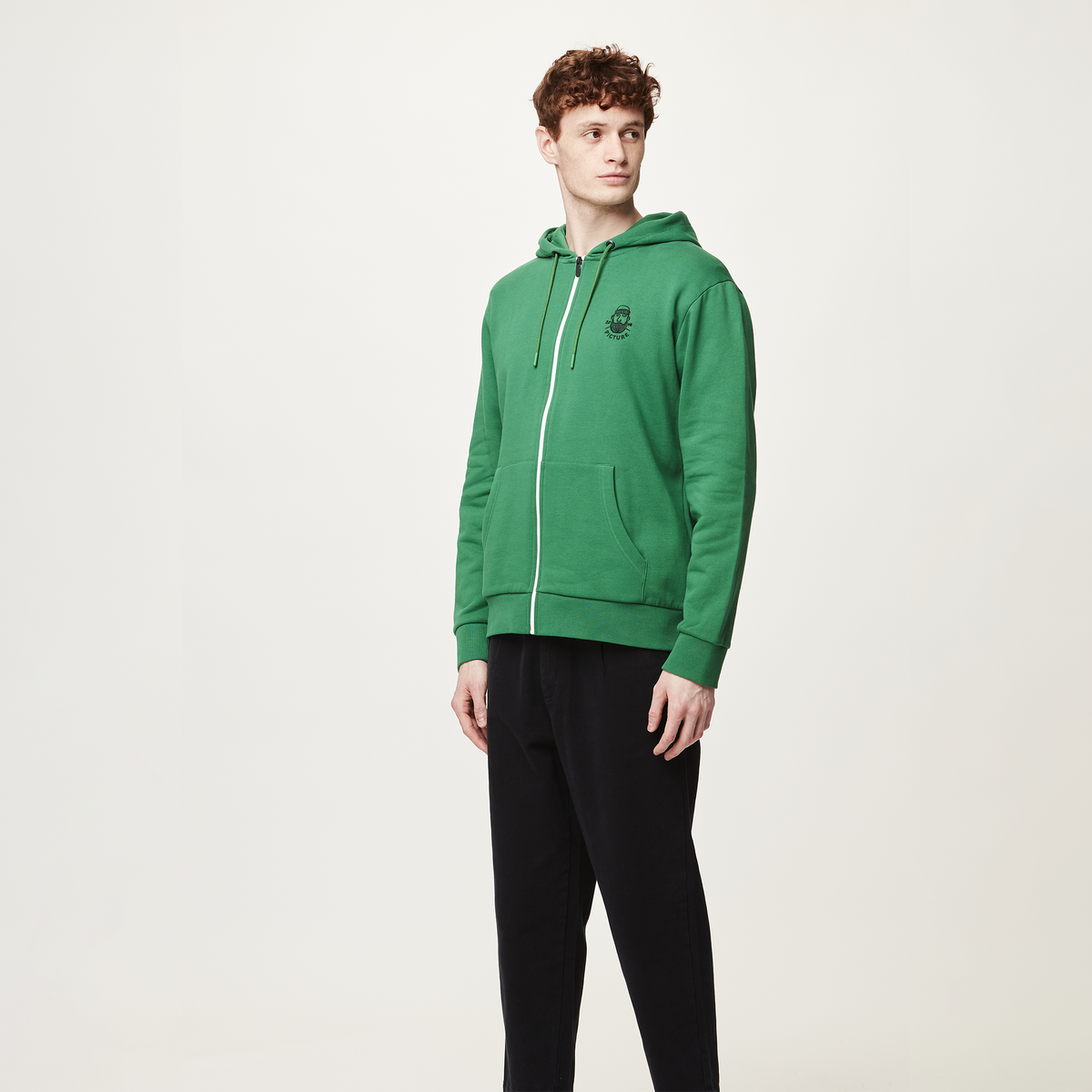 CHEWKO ZIP HOODIE __color:Verdant_Green#33