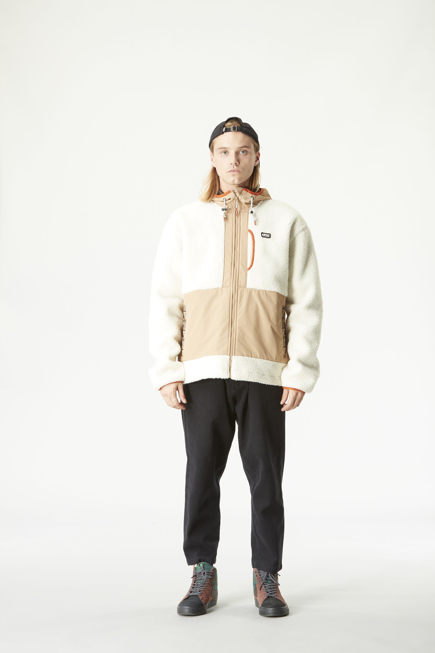 PEMBERTON ZIP FLEECE __color:Tofu-Tannin#24