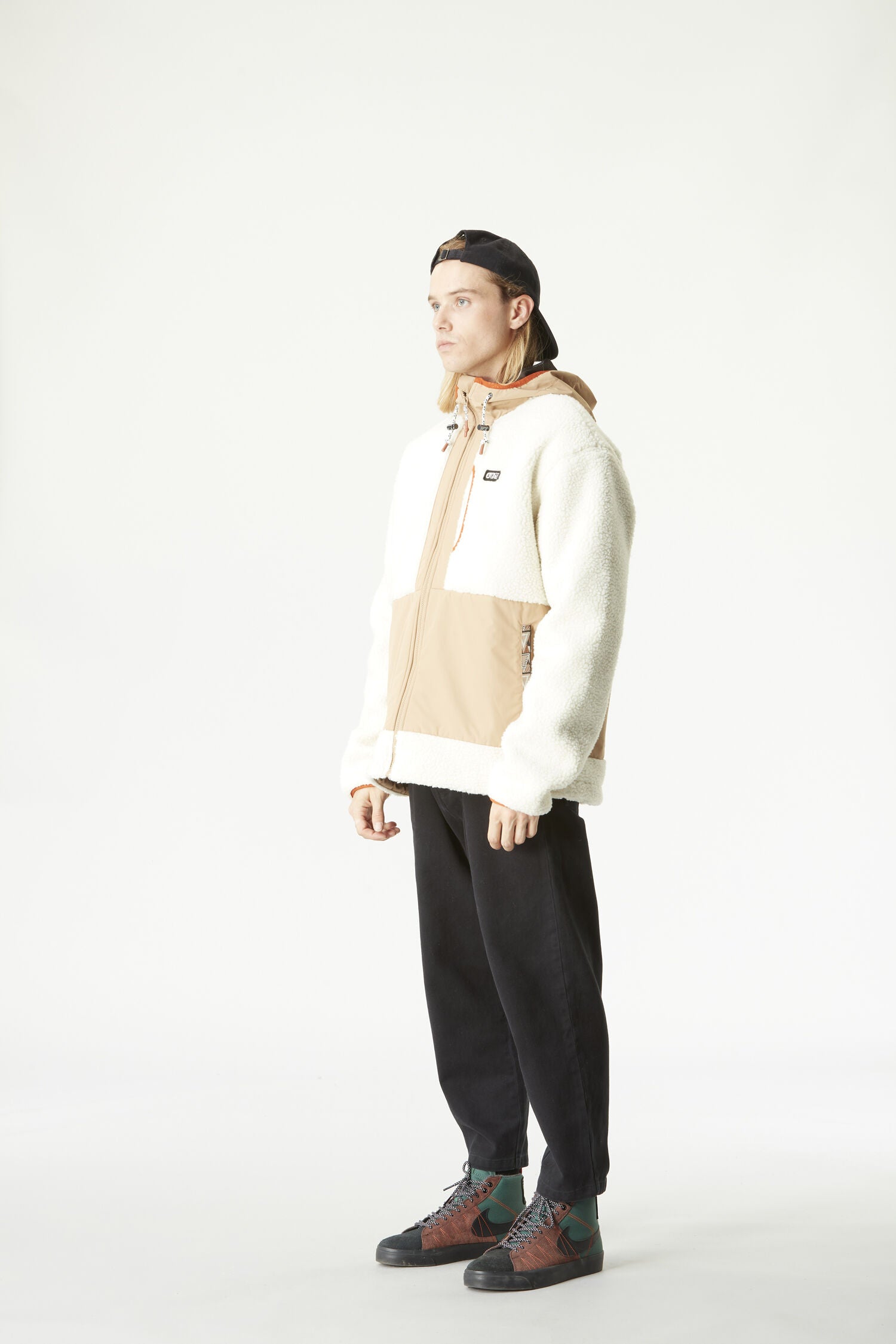 PEMBERTON ZIP FLEECE __color:Tofu-Tannin#26