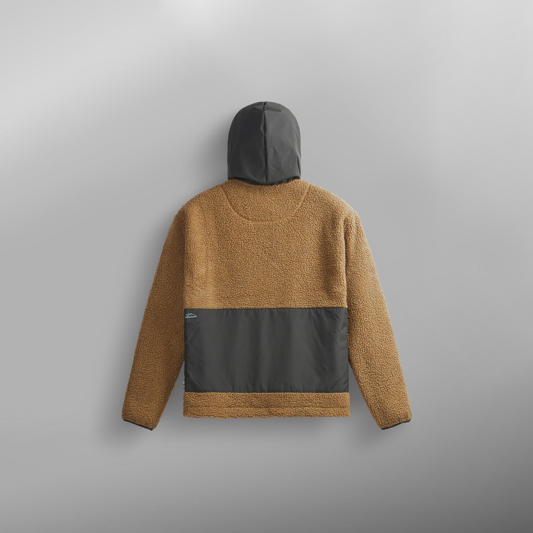 PEMBERTON ZIP FLEECE __color:Chocolate-Black#3