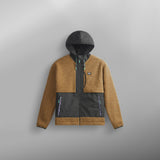 PEMBERTON ZIP FLEECE __color:Chocolate-Black#4