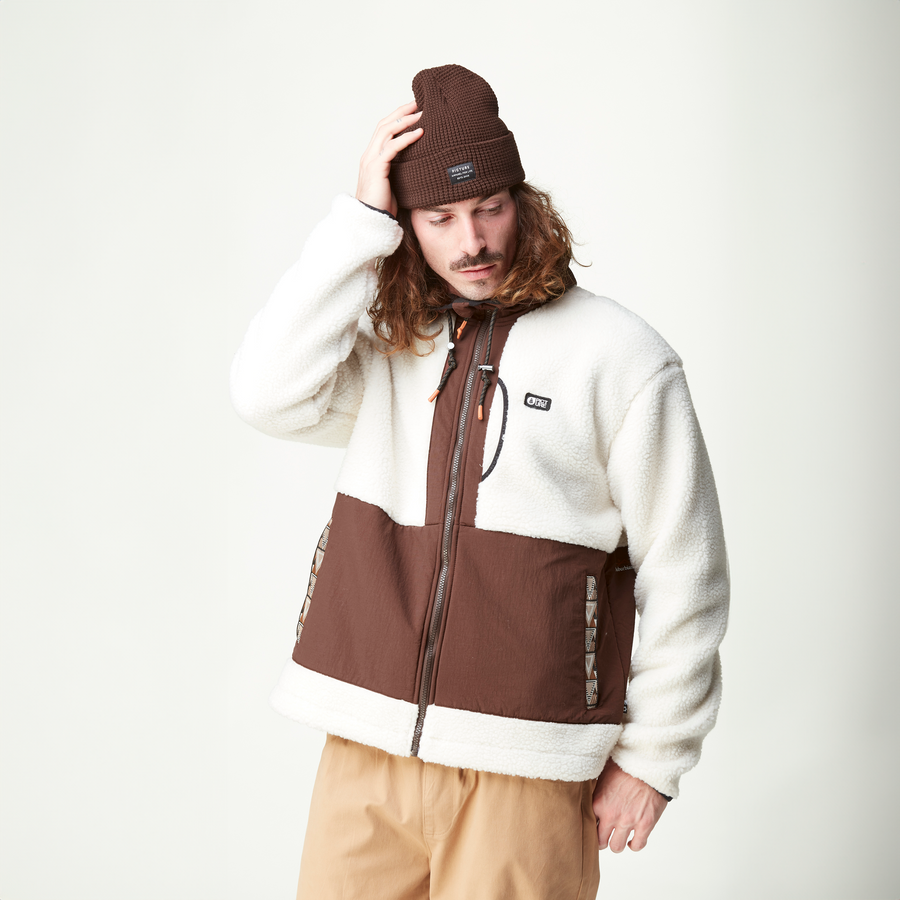 PEMBERTON ZIP FLEECE __color:Tofu_Chicory_Coffee#15