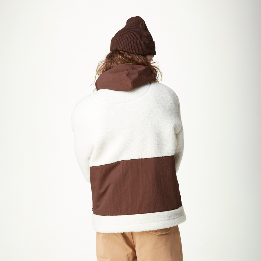 PEMBERTON ZIP FLEECE __color:Tofu_Chicory_Coffee#17