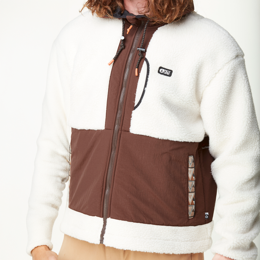 PEMBERTON ZIP FLEECE __color:Tofu_Chicory_Coffee#18