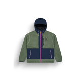 PEMBERTON ZIP FLEECE __color:Green_Spray_Dark_Blue#13