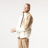 QUILCHENA ZIP FLEECE __color:Tofu-Tannin#21