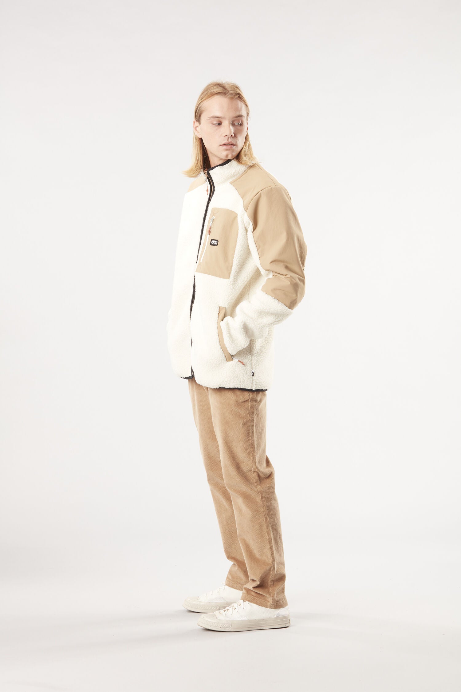 QUILCHENA ZIP FLEECE __color:Tofu-Tannin#22
