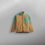 QUILCHENA ZIP FLEECE __color:Chocolate-Bayberry#4