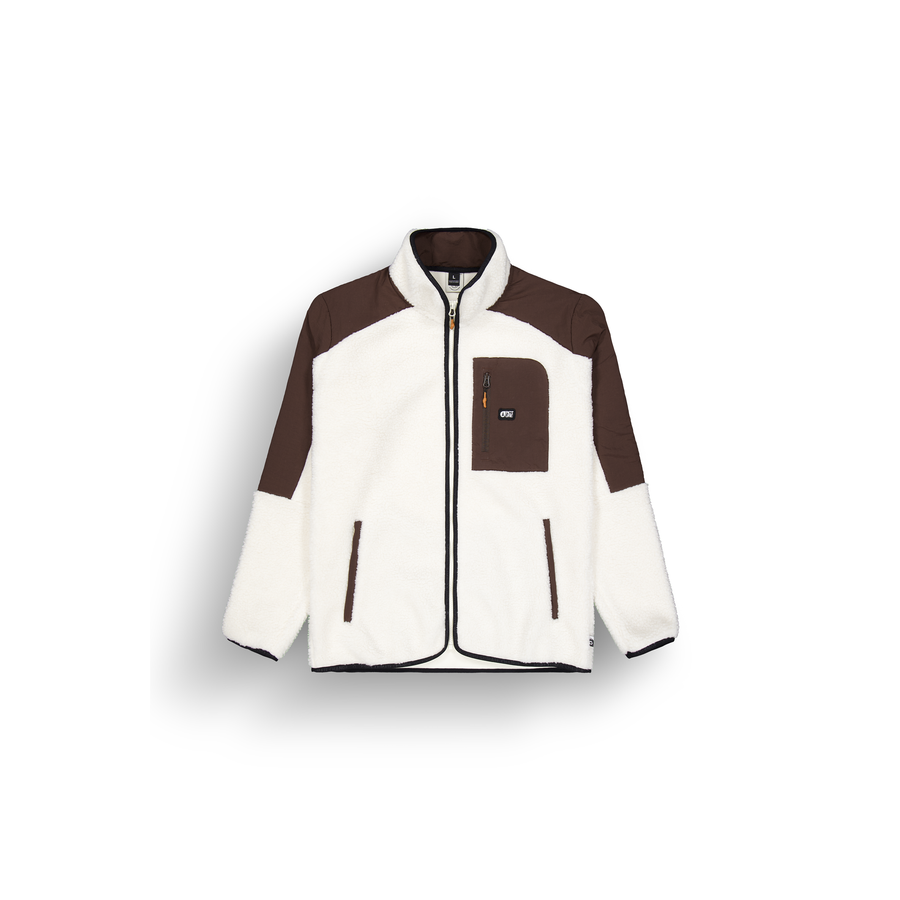 QUILCHENA ZIP FLEECE __color:Tofu_Chicory_Coffee#19