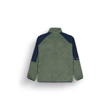 QUILCHENA ZIP FLEECE __color:Green_Spray_Dark_Blue#14