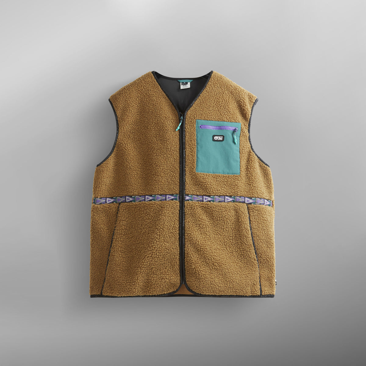 GALIWIN FLEECE VEST __color:Chocolate#6