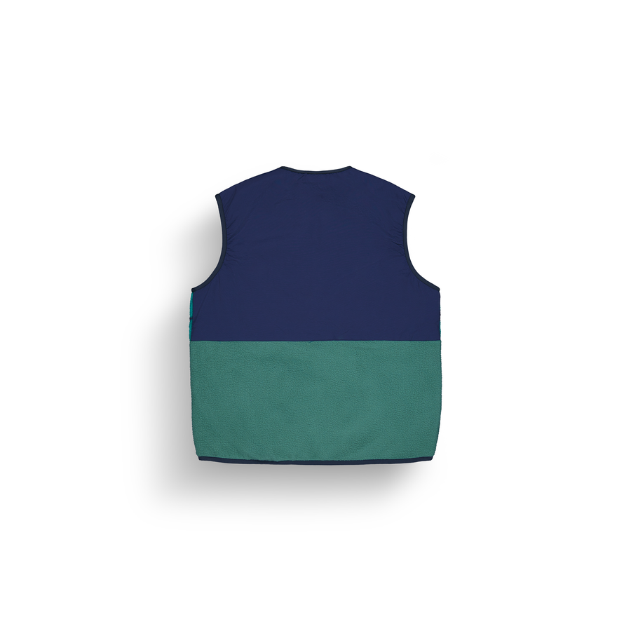 GALIWIN FLEECE VEST __color:Brush_Print#4