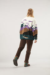 HAFDALS ZIP FLEECE __color:Landscape#2