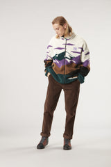 HAFDALS ZIP FLEECE __color:Landscape#3