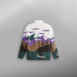 HAFDALS ZIP FLEECE __color:Landscape#5