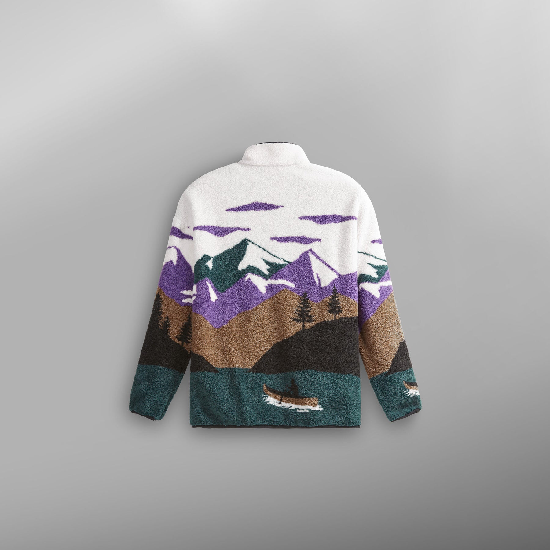 HAFDALS ZIP FLEECE __color:Landscape#5