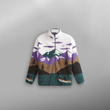 HAFDALS ZIP FLEECE __color:Landscape#4